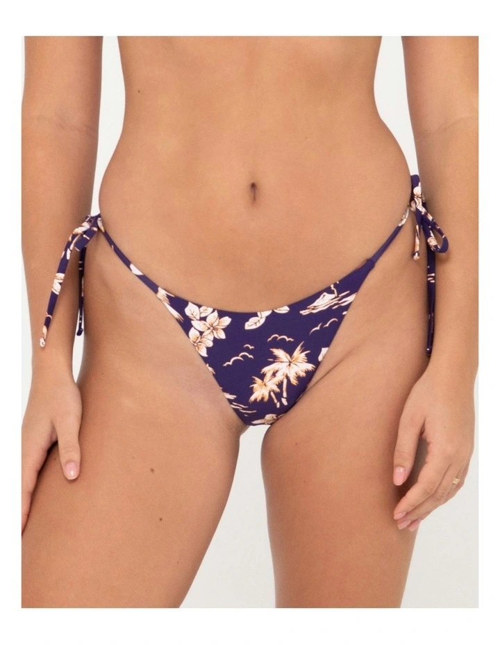 Maui Side Ties Bikini Pant in Purple image 6