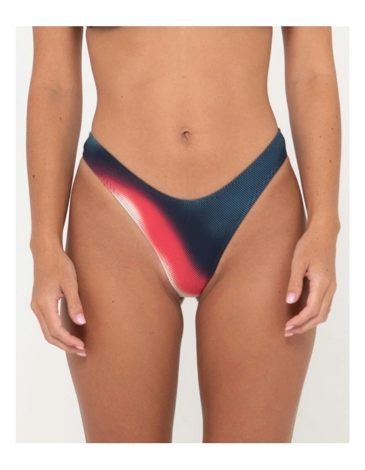 Meshy Bikini Pant in Red image 1