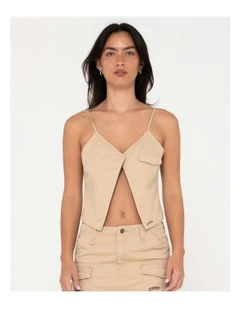 Tank Girl Reversible Cargo Cami in Natural