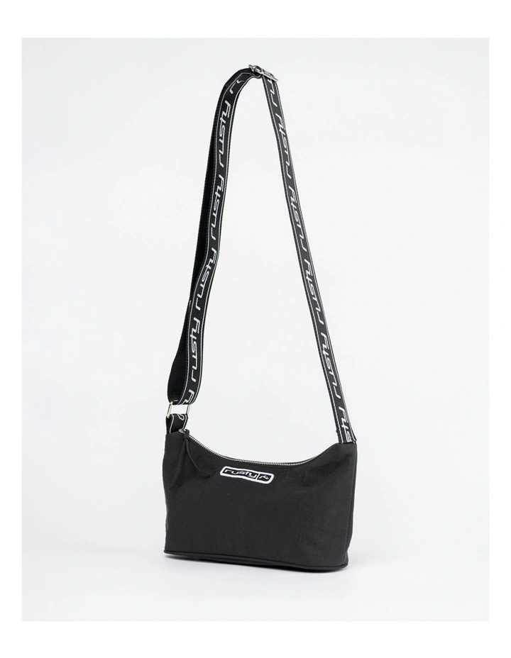 Latitude Nylon Handbag in Black image 4