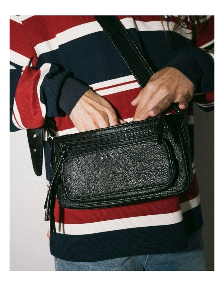 Astoria Crossbody Bag in Black image 2