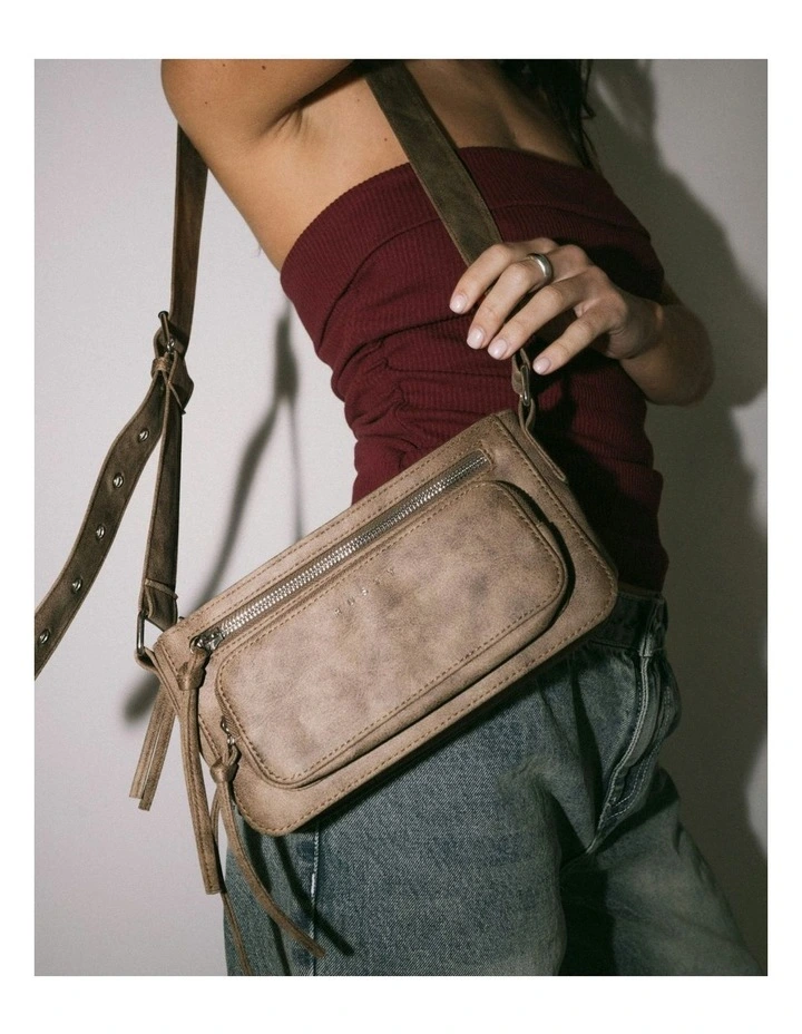 Astoria Crossbody Bag in Brown image 2