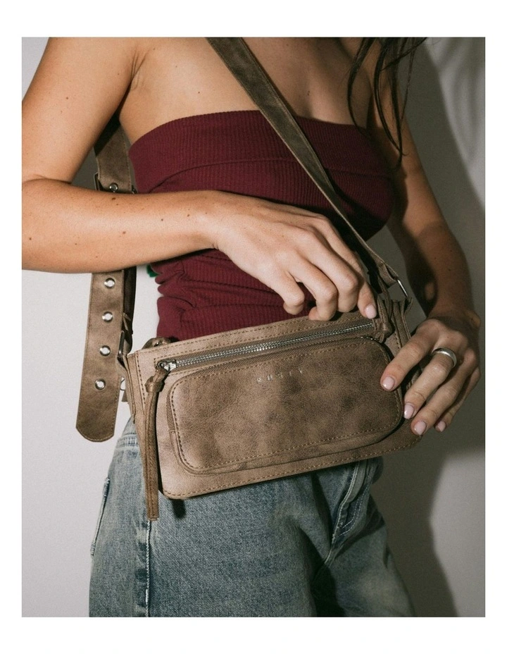 Astoria Crossbody Bag in Brown image 3