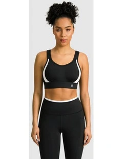 Evolve Moulded High Impact Sports Bra in Black/White