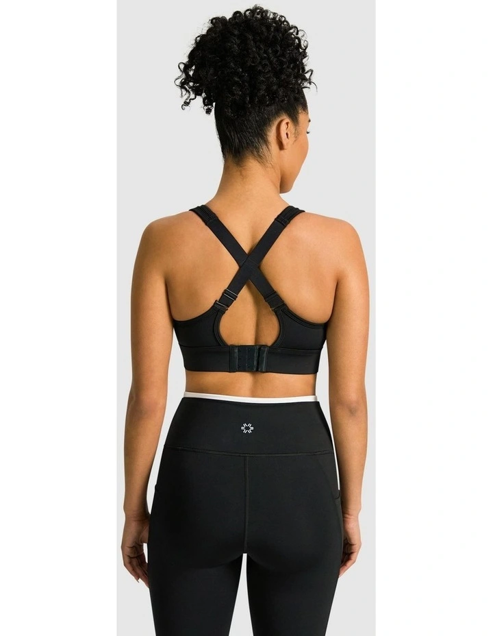 Evolve Moulded High Impact Sports Bra in Black/White image 3