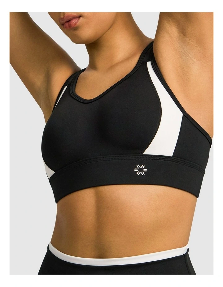 Evolve Moulded High Impact Sports Bra in Black/White image 4
