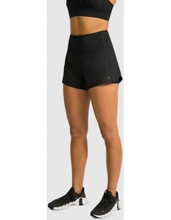 Speed Up Run Shorts in Black