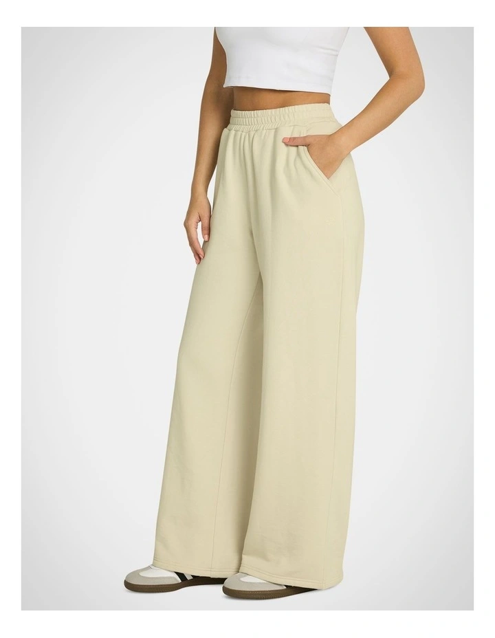 Rockwear Wide Leg Track Pants In Sand MYER