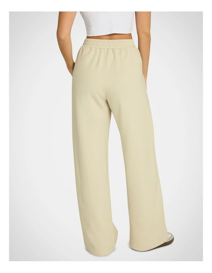 Rockwear Wide Leg Track Pants In Sand MYER