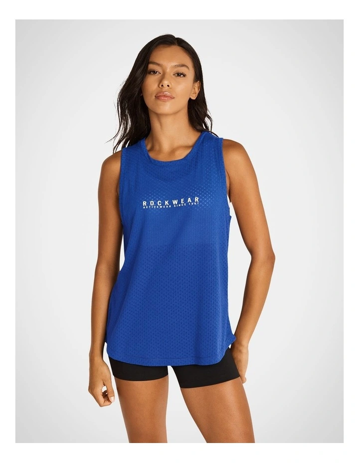 Fleur Tank Cobalt in Blue image 1