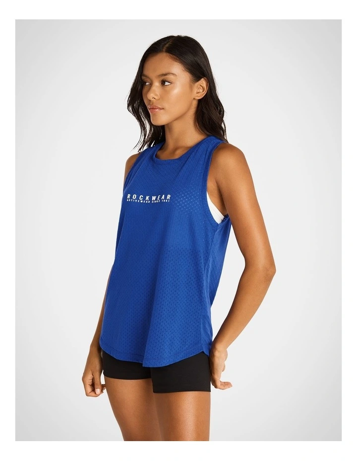 Fleur Tank Cobalt in Blue image 2