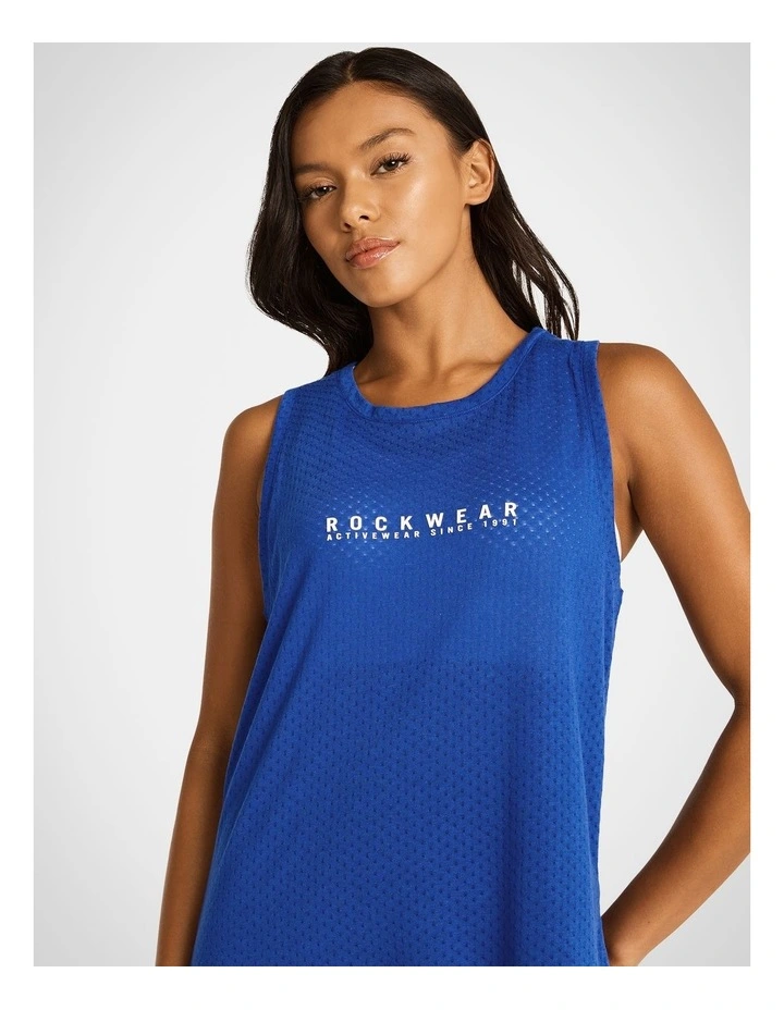 Fleur Tank Cobalt in Blue image 4