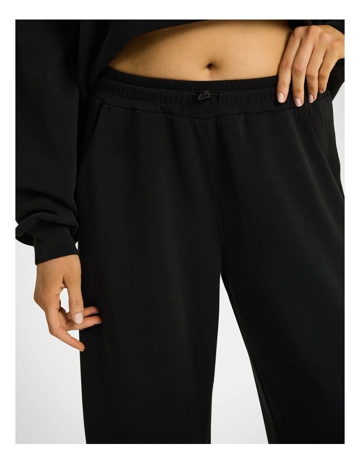 Travel Wide Leg Pants in Black image 4