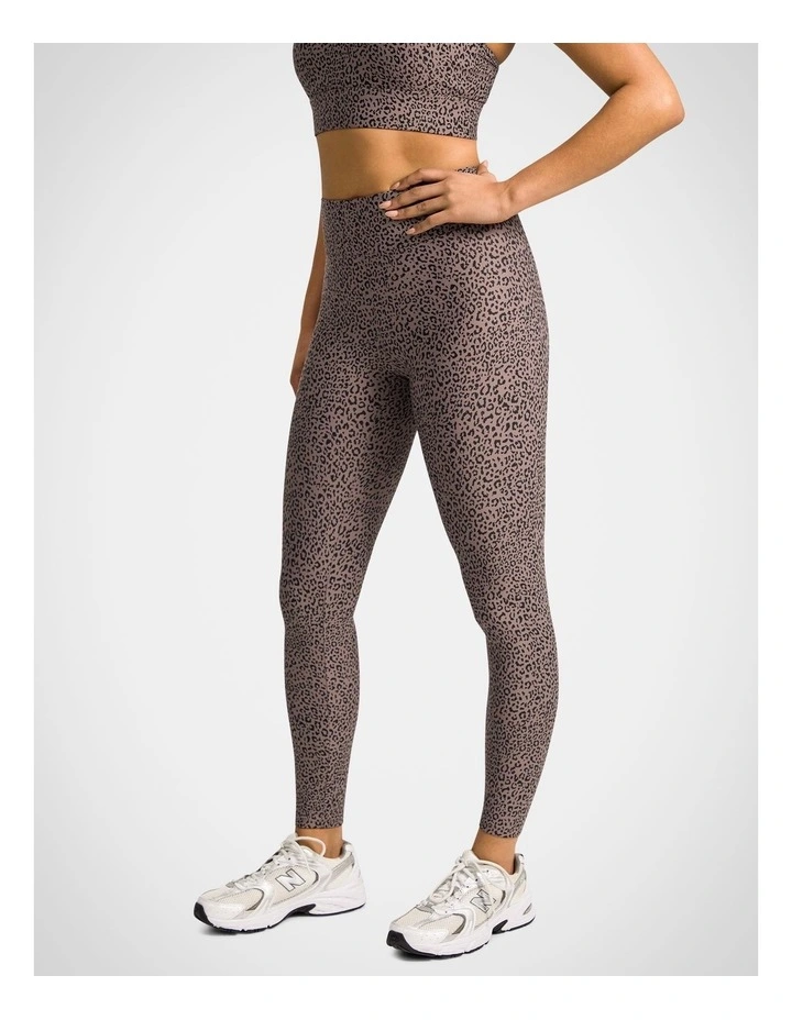 Printed Full Length Tights Cougar in Natural image 3