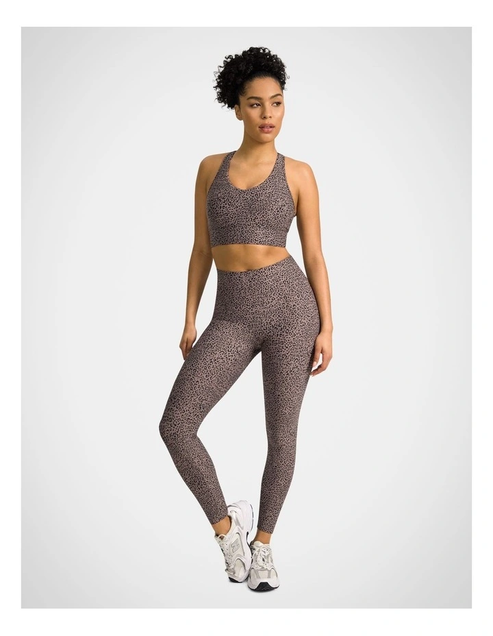 Printed Full Length Tights Cougar in Natural image 5