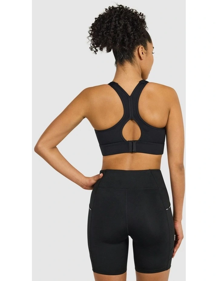 Speed High Impact Sports Bra in Black image 3