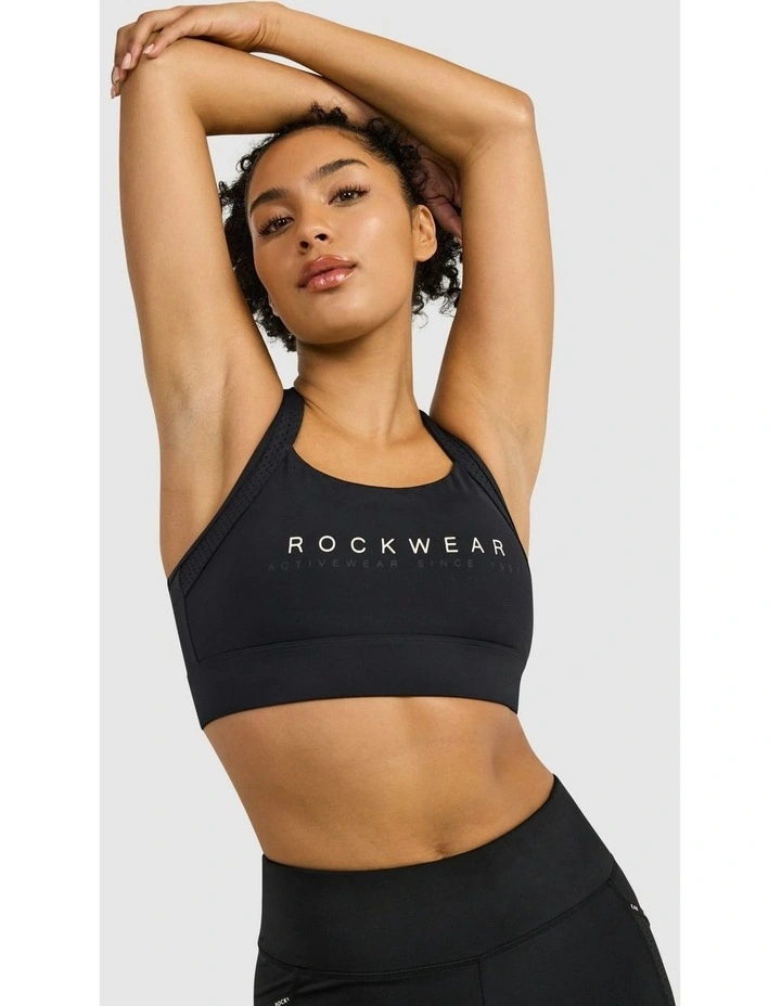 Speed High Impact Sports Bra in Black image 4