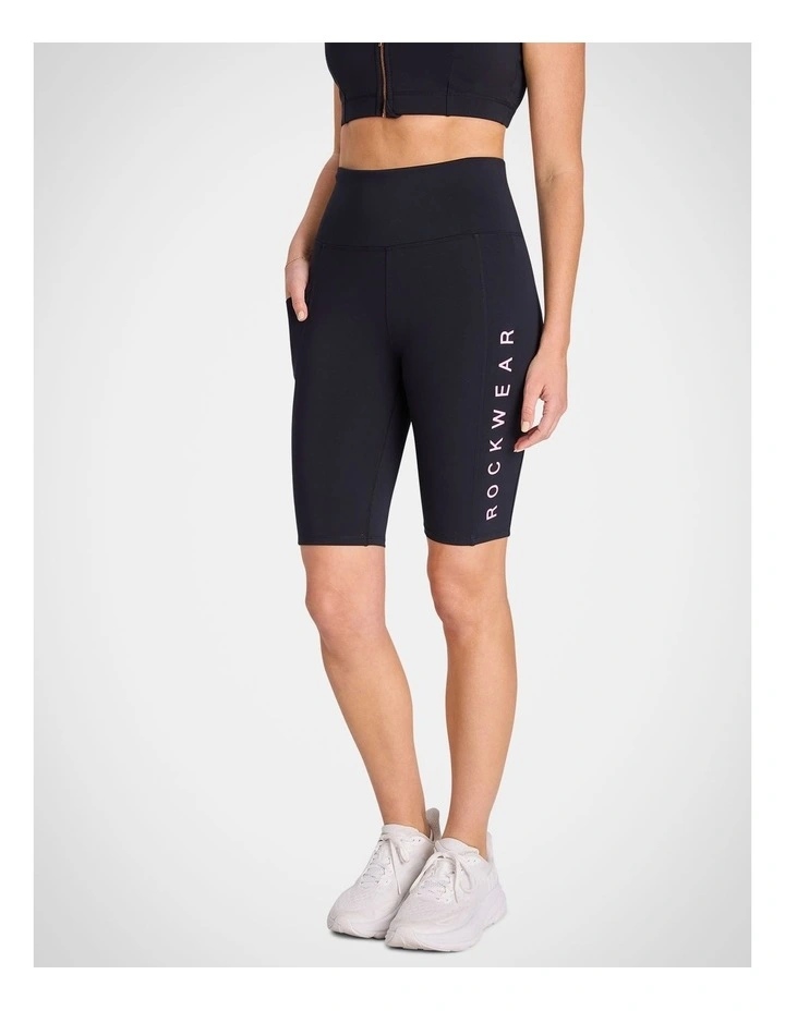 Logo Pocket Bike Shorts in Black image 1