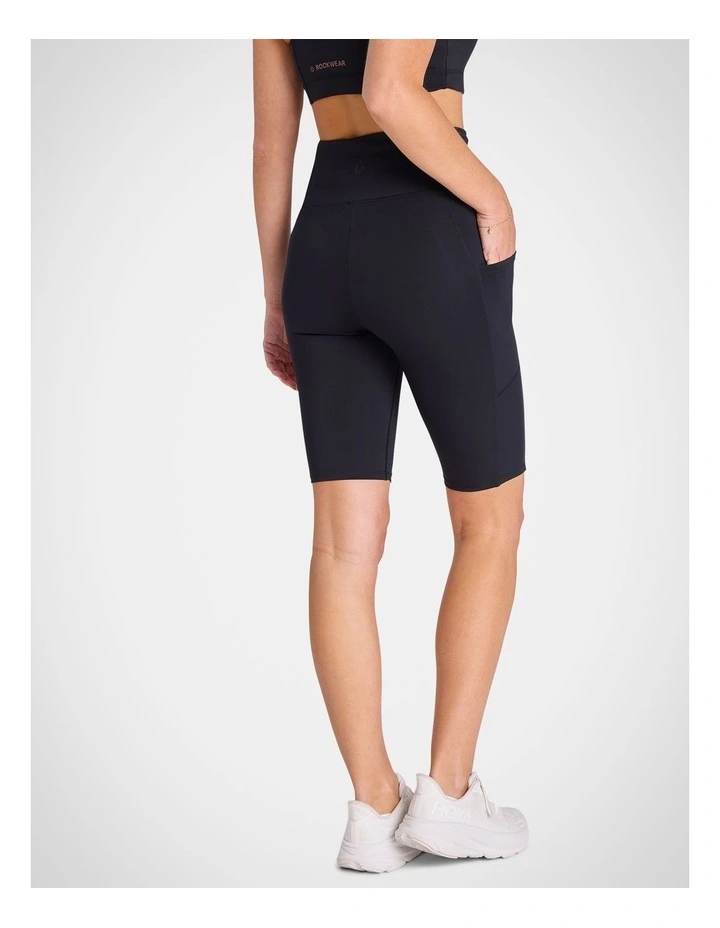 Logo Pocket Bike Shorts in Black image 2