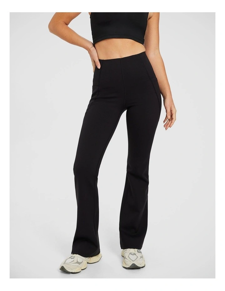 Smooth Support Flare Pant in Black image 1