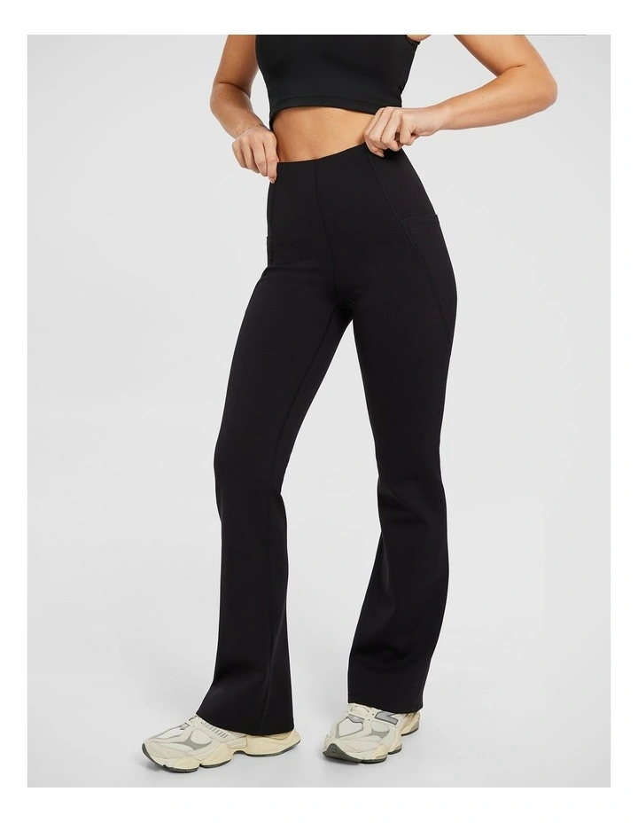 Smooth Support Flare Pant in Black image 3