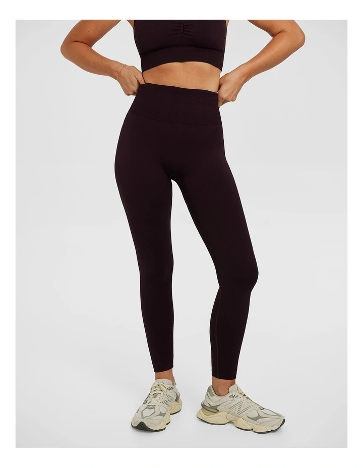 Booty Booster Scrunch Bum Ankle Grazer Tight in Purple image 1