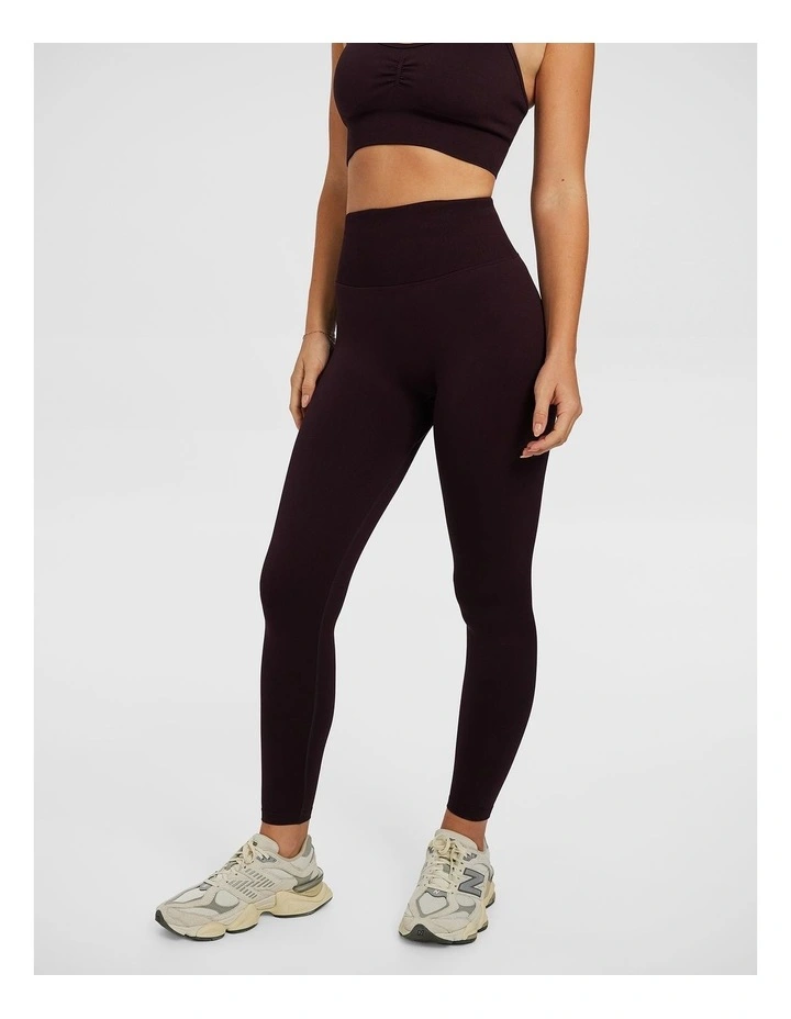Booty Booster Scrunch Bum Ankle Grazer Tight in Purple image 3