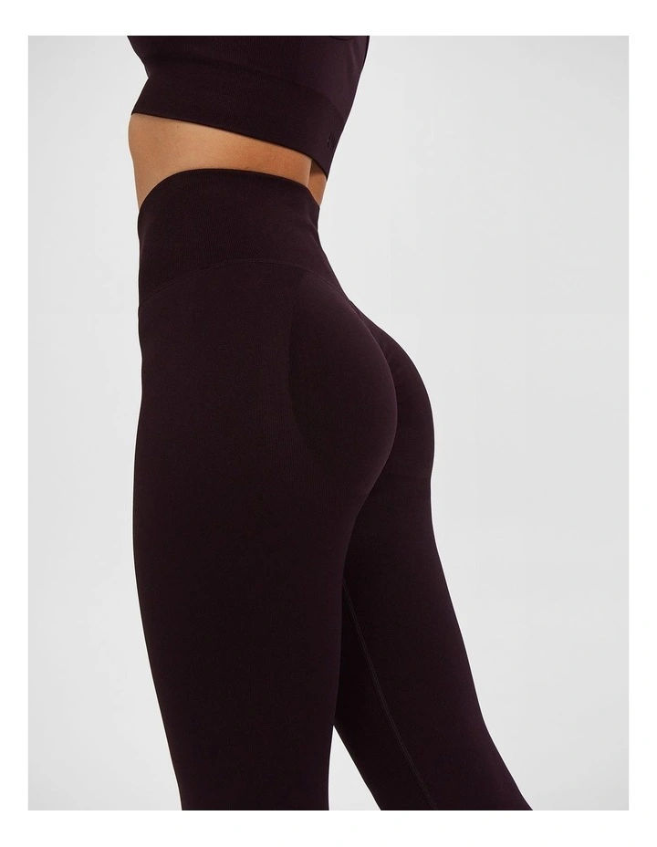 Booty Booster Scrunch Bum Ankle Grazer Tight in Purple image 4