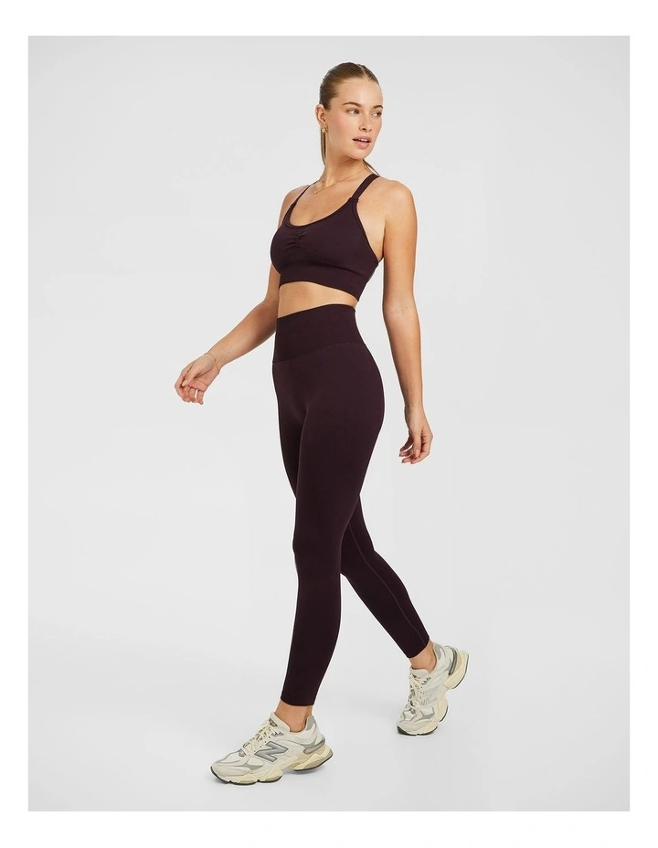 Booty Booster Scrunch Bum Ankle Grazer Tight in Purple image 5