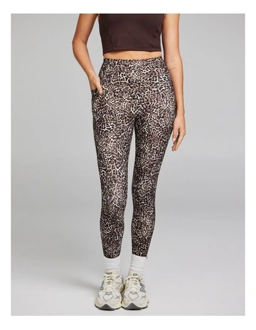 Luxetech Pocket Ankle Grazer Tight in Multi