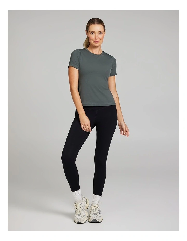 Base Layer Travel Tee in Khaki image 5