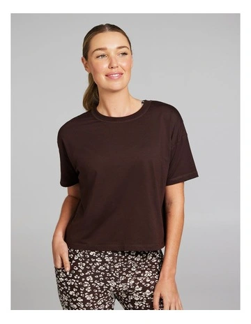 Comfort Touch Tee in Brown