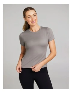 Base Layer Travel Tee in Grey