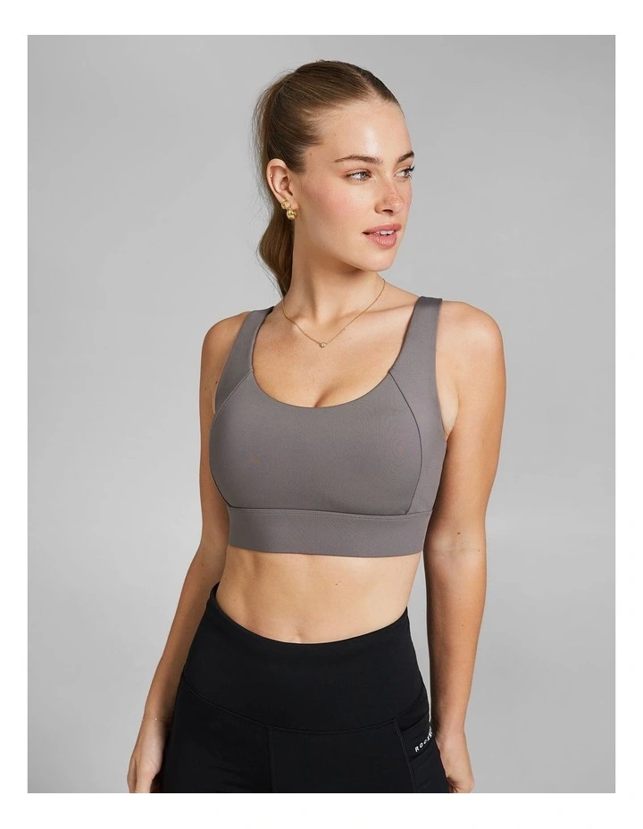 Energise High Impact Adjustable Sports Bra in Grey image 1