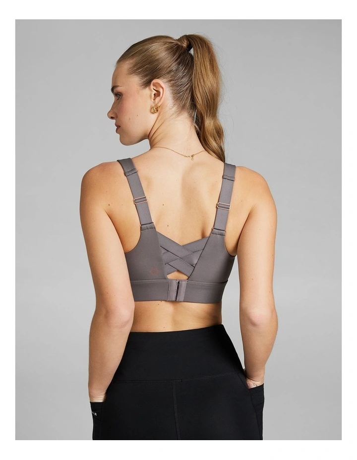 Energise High Impact Adjustable Sports Bra in Grey image 2