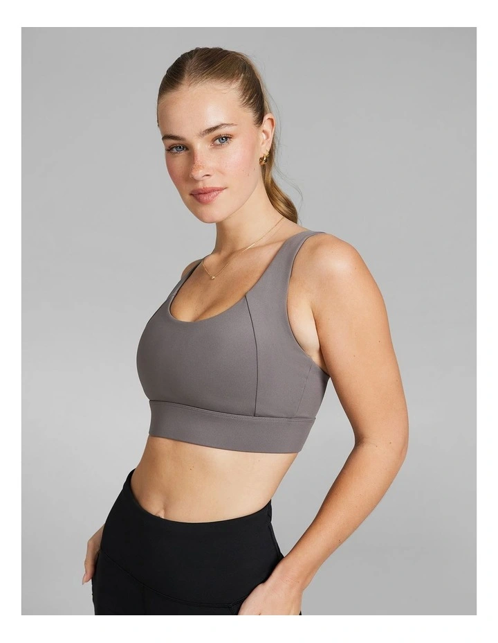 Energise High Impact Adjustable Sports Bra in Grey image 3