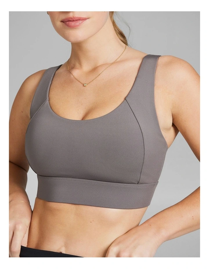 Energise High Impact Adjustable Sports Bra in Grey image 4