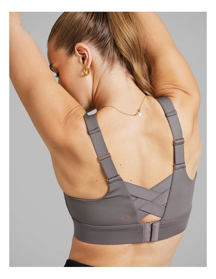 Energise High Impact Adjustable Sports Bra in Grey image 5