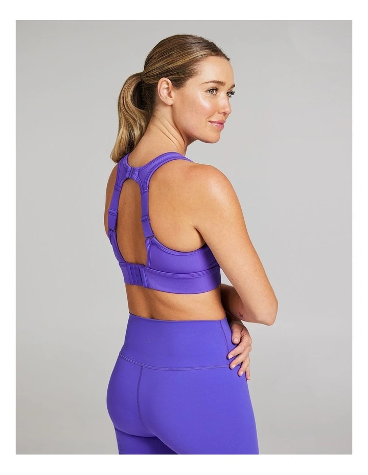 Olympia High Impact Moulded Adjustable Sports Bra in Viva image 2