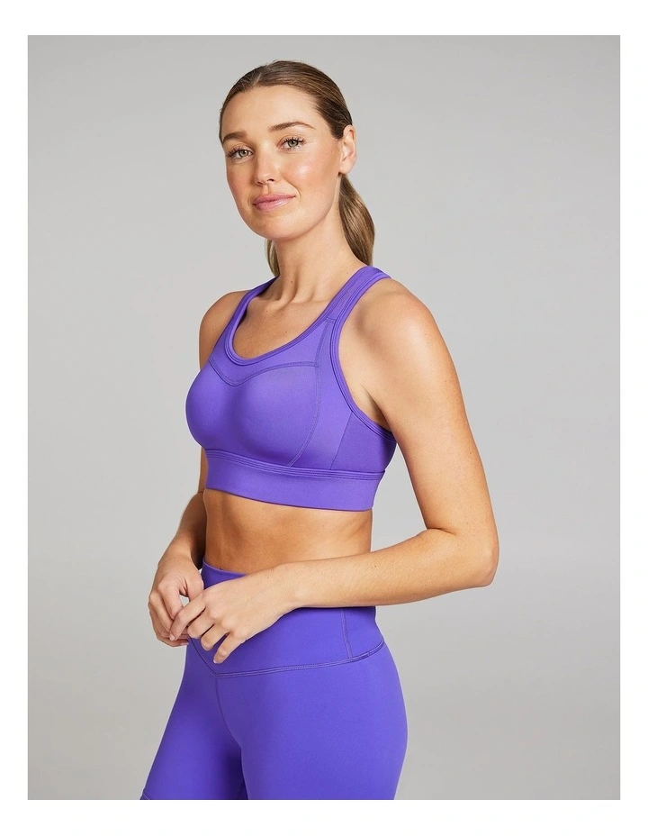 Olympia High Impact Moulded Adjustable Sports Bra in Viva image 3