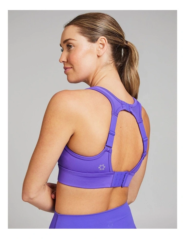 Olympia High Impact Moulded Adjustable Sports Bra in Viva image 5