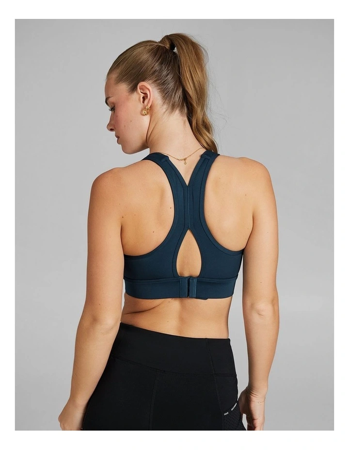 Speed High Impact Sports Bra in Petrol image 2
