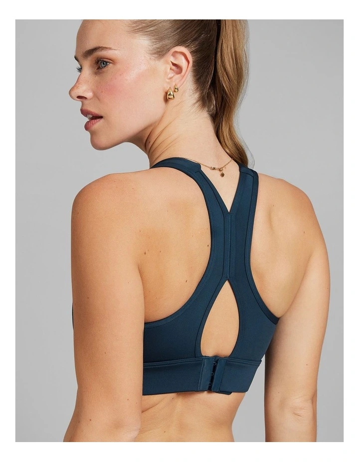 Speed High Impact Sports Bra in Petrol image 5
