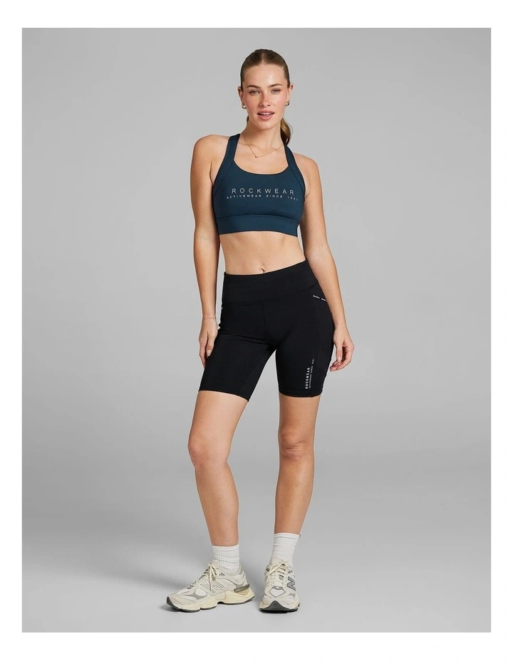 Speed High Impact Sports Bra in Petrol image 6
