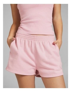 Cosy Fleece Shorts Ballet in Pink