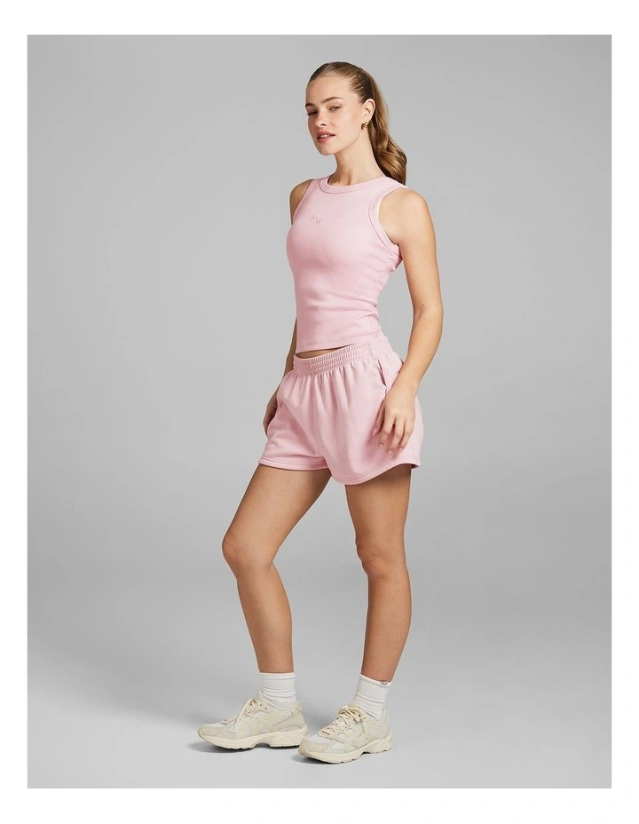 Cosy Fleece Shorts Ballet in Pink image 5
