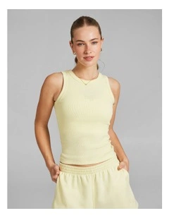 Rib Tank in Sunflower