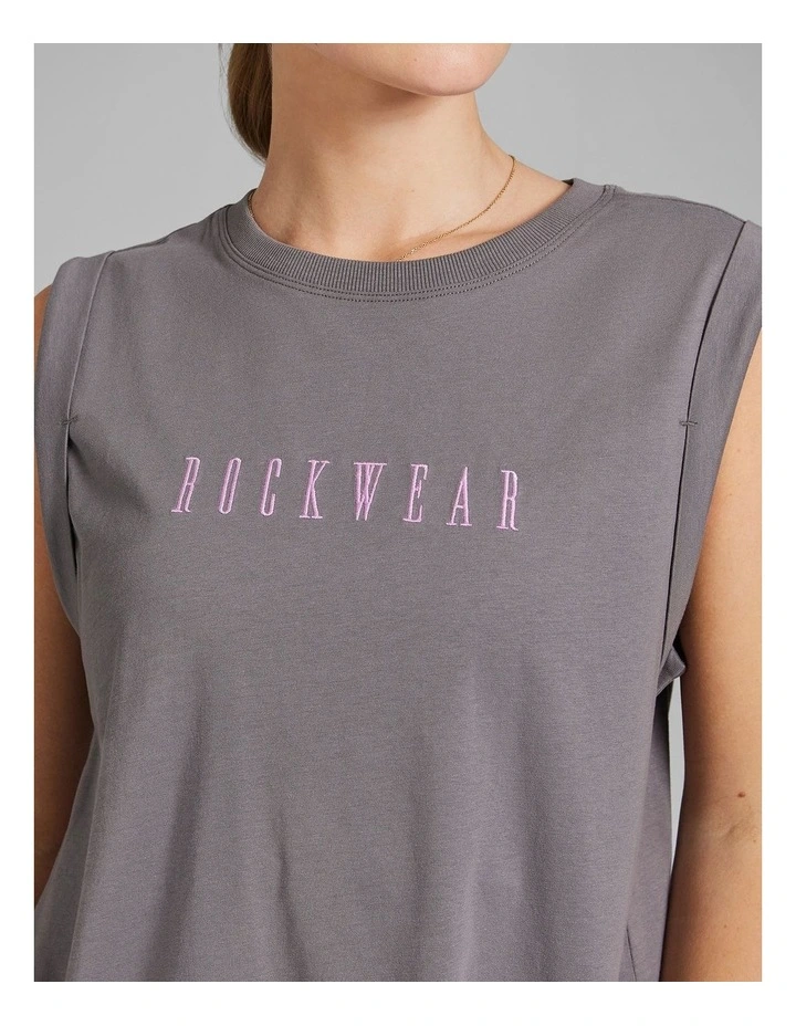 Cotton Tank in Grey image 4