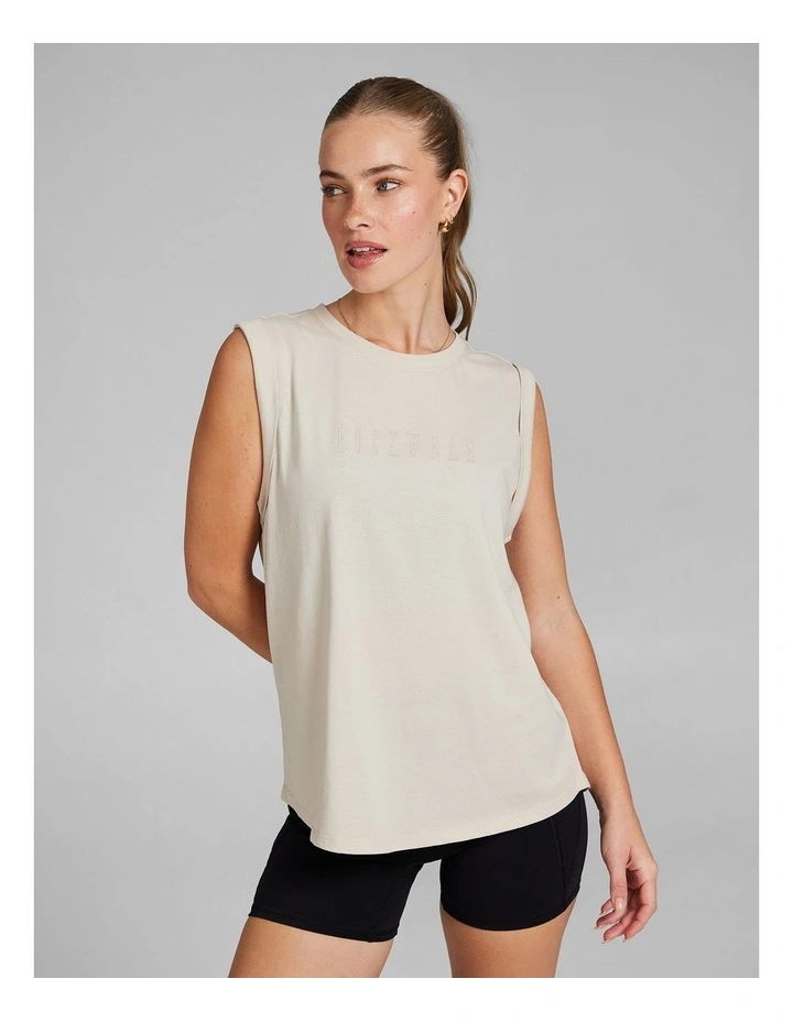 Cotton Tank in Vanilla image 1
