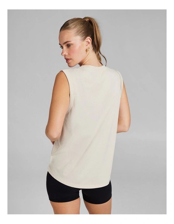 Cotton Tank in Vanilla image 2